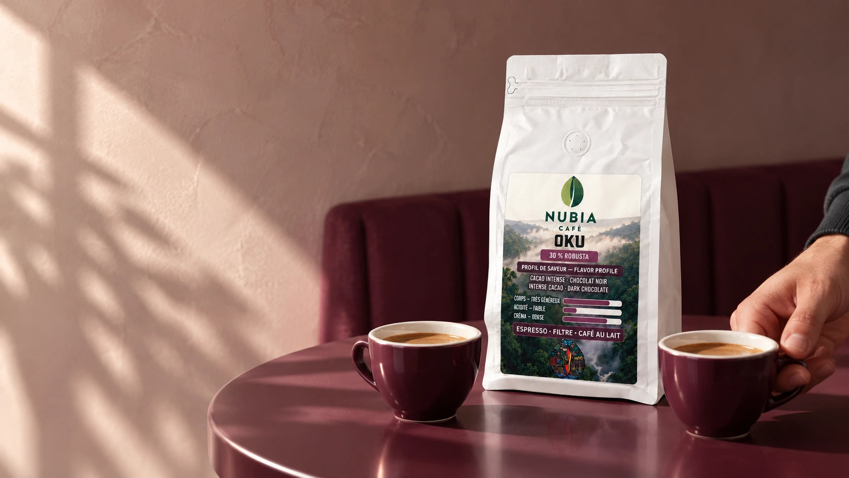 Un café partagé chez Maison Nubia