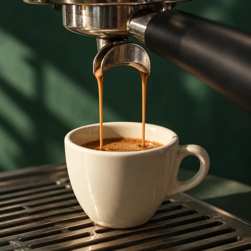 Préparation d’un espresso