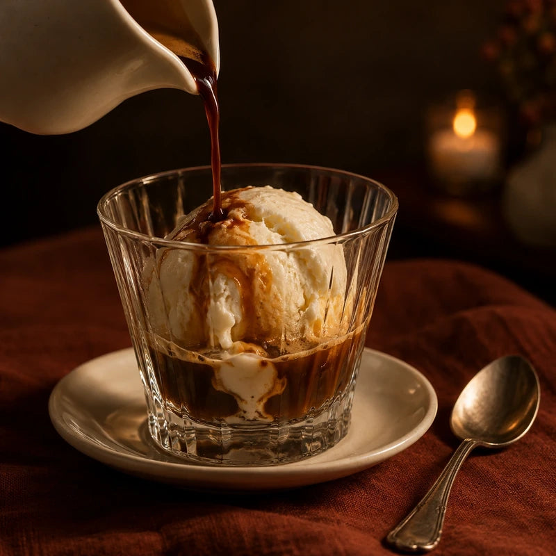 Affogato au café
